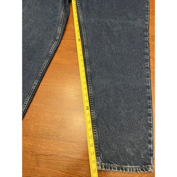 Levi's 550 Jeans Size 24L Plus Hi Rise Relaxed Tapered Blue 100% Cotton - Picture 5 of 11